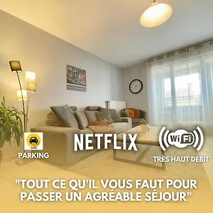Appartement L'idéal Cosy-wifi-netflix Et Garage, Vienne (Isere)